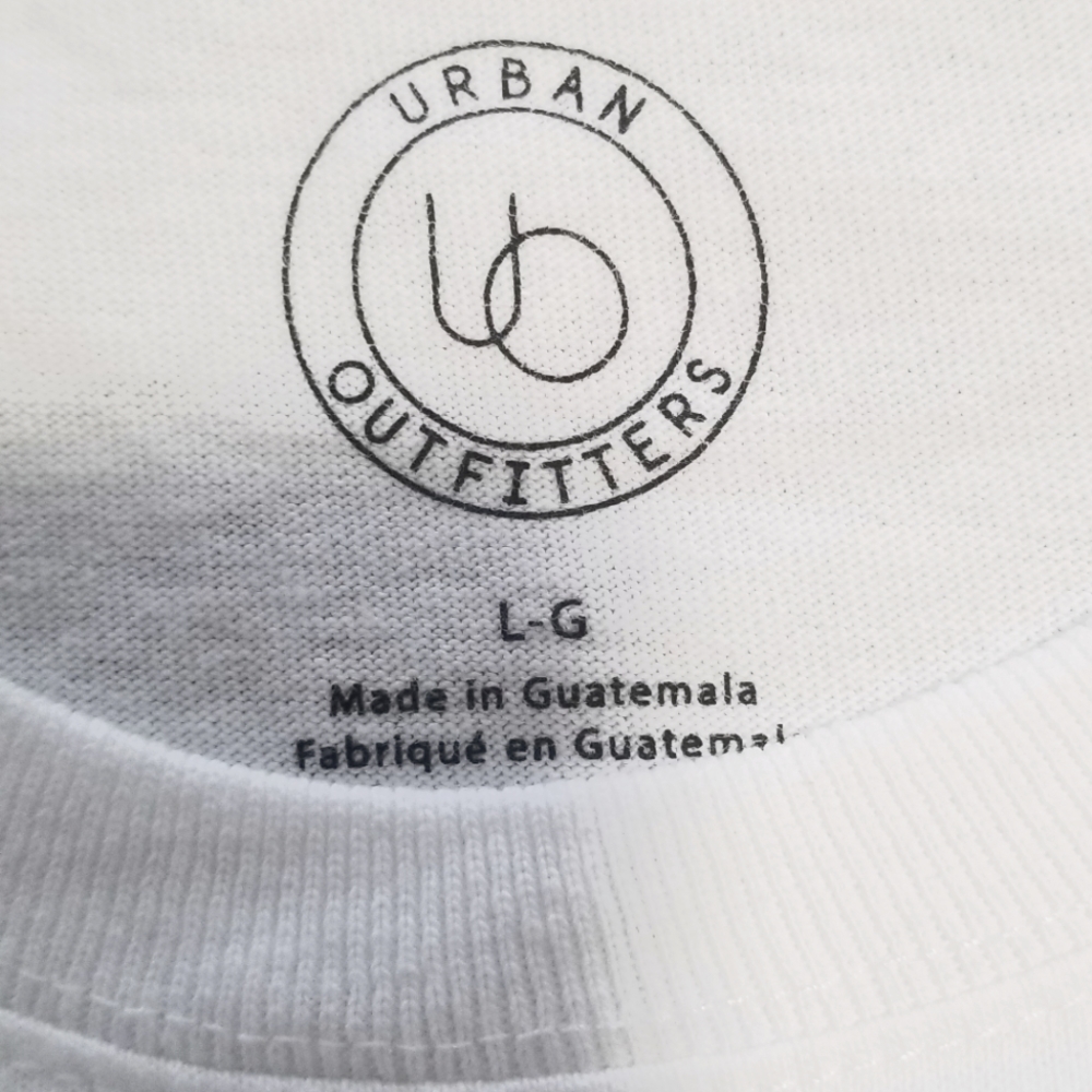 Urban Outfitters bundle lot of 4  women's cropped white tshirts